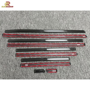 Molduras Laterales de Fibra de Carbono Estilo B para Mercedes Benz Clase G, G Wagon W464 G63 AMG G500 2019-2024, Tiras Decorativas para Puertas - Product Image 4