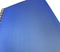 Agenda en spirale personnalisé de haute qualité, carnet de notes, grille de pages intérieures, carnet de notes néon PP avec diviseurs à feuilles mobiles
