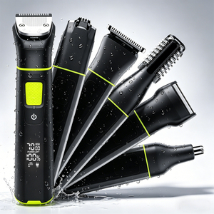 <span class=keywords><strong>Tondeuse</strong></span> à cheveux Lanumi 877 pour <span class=keywords><strong>homme</strong></span>, 7000 tr/min, <span class=keywords><strong>kit</strong></span> 6-en-1, <span class=keywords><strong>tondeuse</strong></span> visage/barbe/corps/oreilles/nez, batterie 1200 mAh, IPX6, usage domestique - Product Image 4
