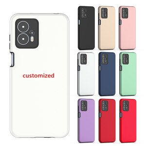 Coque de protection antichoc en caoutchouc souple avec revêtement huileux PC TPU de luxe pour Motorola <span class=keywords><strong>Moto</strong></span> G77 (vente en gros) - Product Image 2