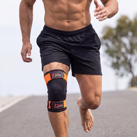 Genouillères de compression en néoprène pour haltérophilie et powerlifting, avec motifs imprimés, vente en gros, offre spéciale