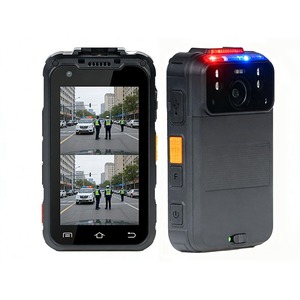 Caméra corporelle de sécurité 4G avec diffusion vidéo en direct, téléchargement, suivi GPS – Caméra portable pour système de surveillance des agents de sécurité et des patrouilles - Product Image 1