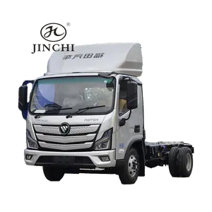 Euro 6 Emission Standard Foton New Cargo Truck 4x4 4x2 143HP 4.01 Meters for Fresh Aquatic Product co2 Transport