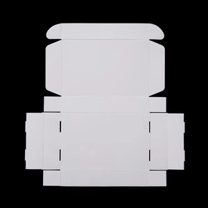 Cajas de Envío Pequeñas Blancas con Logotipo Personalizado Impreso en Papel Kraft Corrugado para el Día de San Valentín, Gafas de Sol - Product Image 1