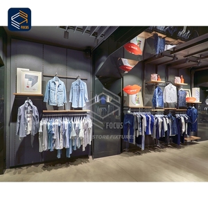 Dernière conception de rayonnages gondoles en matériaux recyclés pour magasins de vêtements – Fournisseur de solutions de vente au <span class=keywords><strong>d</strong></span>étail - Product Image 6