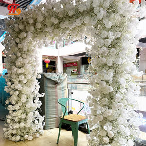 Arco de Flores Artificiales SMOOTH para Decoración de Bodas, Arco Cuadrado Blanco para Fondo de Boda - Product Image 4