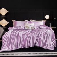 Parure de draps pliés en soie de mûrier 100 % pure, écologiques, 16-30 Momme, pour hôtels