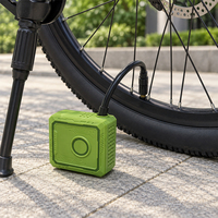Pompe à air portable rechargeable haute pression 150 PSI, mini gonfleur de pneus numérique, charge Type-C, arrêt automatique pour vélo et moto