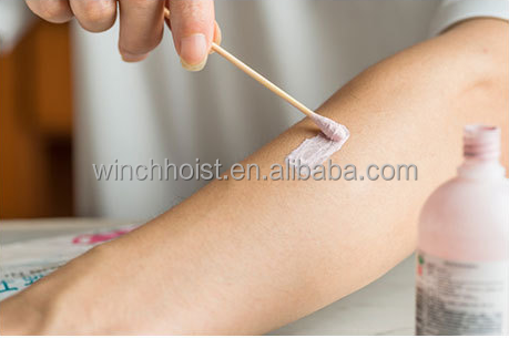MS05 10cm Disposable cotton swab sterile cosmetic single head medical wooden stick cotton swab absorbent cotton swab