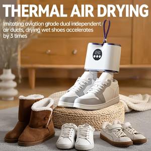 Secador de Zapatos Portátil con Temporizador, Deshumidificador Eléctrico para Dormitorio, Calentador de Pies con Cordón, Secado Rápido - Product Image 2