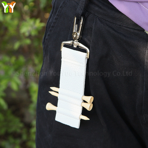 Индивидуальные маленькие кожаные футболки для гольфа сумка с биркой для гольф-клуба рекламная спортивная сумка с удобным держателем для футболок - Product Image 5