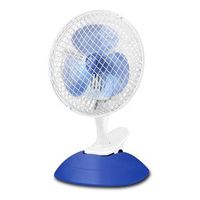Ventilateur de table portable mini électrique en plastique de 6 pouces/18 W avec clip