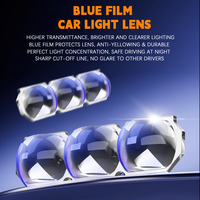 Feux de calandre LED AKE à 3 lentilles Z3 80W, éclairage auxiliaire à double faisceau IP68, phares avant pour voiture, moto, camion