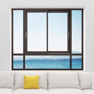 Profilé de fenêtre en aluminium moderne personnalisé, design simple et élégant avec mécanisme de fenêtre coulissante de qualité supérieure pour les maisons - Product Image 3