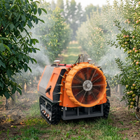 Robot de pulvérisation par atomisation pour vergers, GPS-