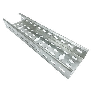 รางเคเบิลโลหะแบบมีรูระบายอากาศชุบสังกะสี ลดราคาพิเศษ มีสินค้าในสต็อก - Product Image 3