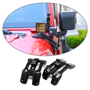Aluminium-Motorhaubenhalterung Kamerahalterung Gopro-Halterung für Jeep Wrangler JL - Product Image 3