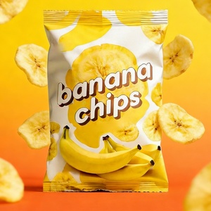 Custom Printing Logo Puffed Food Packaging 40g100g 160g 200g Snack Film Dried Potato Plantain Banana Chip Back <b>Sealed</b> <b>Bags</b> - Product Image 4