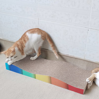 Planche à gratter personnalisée en papier ondulé ICLE planche à gratter pour chat résistante à l'usure