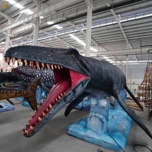 SGAA25 parc aquatique animaux marins grande <span class=keywords><strong>taille</strong></span> Aimatronic Mosasaur dinosaure à vendre - Product Image 6