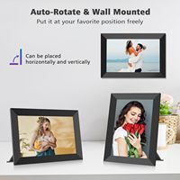 Bingkai Foto WiFi Pintar 32GB 8" Layar Sentuh IPS Bingkai Akrilik Pemutar Video Putar Otomatis Jam MP3 MP4 AVI Resolusi 1280x800