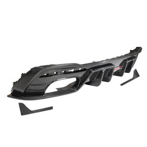 Lèvre de diffuseur arrière en fibre de carbone sèche pour Audi A4 <span class=keywords><strong>S4</strong></span> B9 Pa <span class=keywords><strong>2021</strong></span> + - Product Image 3