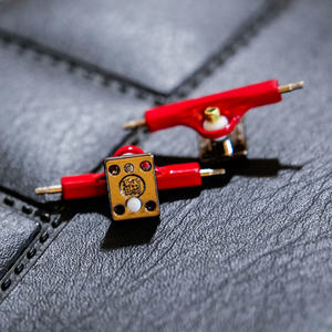 Truck de monopatín de dedo profesional de 34mm, de eje único, modelo Stone Truck FAN Team, para fingerboards. Mini Pro - Product Image 1