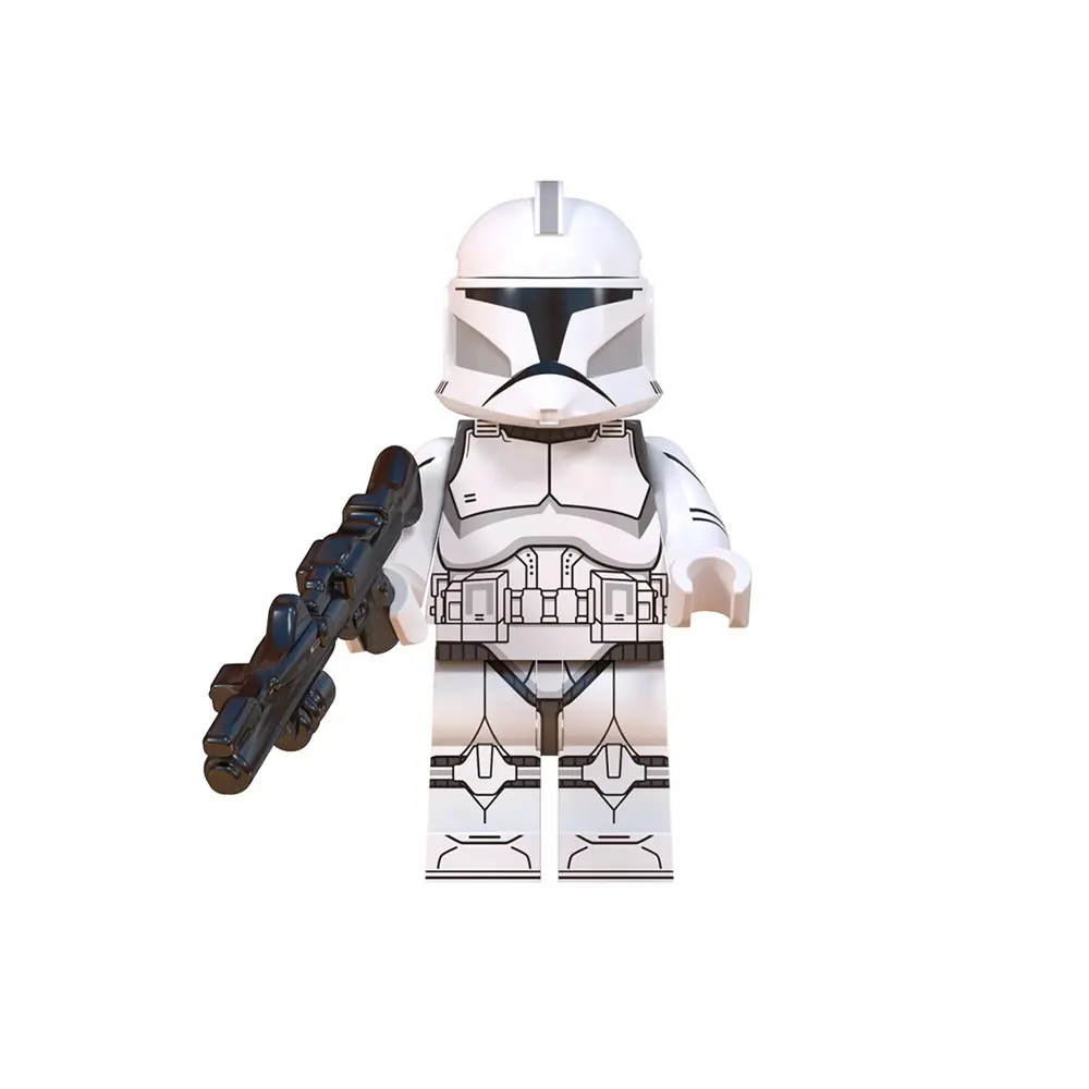 WM2276 New Space Wars Clone Soldier Trooper Super Heroes Collection Mini Figures Educational Building Blocks Children Gift Toys