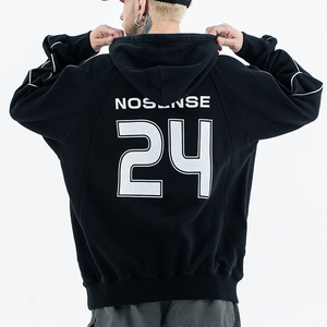 Sudadera con Capucha Deportiva de Fútbol Unisex Personalizable, Otoño Invierno 2025, Tejida, Bordada, Talla Grande - Product Image 3