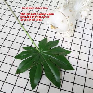 Vente directe d'usine Décoration d'intérieur Plantes artificielles & Feuilles artificielles Monstera Herbe Accessoires de photographie Matériel en tissu - Product Image 6