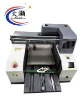 Impresora UV de Sobremesa Digital DAHAO 4050UV para Pequeñas Empresas, Impresora Multifuncional para Tarjetas, Etiquetas, Azulejos, Materiales Plásticos, Impresión XP600