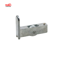 Poulie de fenêtre coulissante à roue unique en acier galvanisé, résistante à la corrosion, roulement fluide, épaisseur 15 mm, rouleau de porte personnalisable