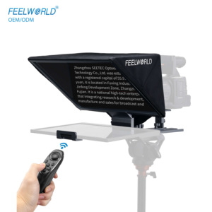 FEELWORLD TP16 Téléprompteur pliable de 16 pouces prend en charge jusqu'à 16 "Téléprompteur vertical horizontal pour photographie sur tablette - Product Image 1
