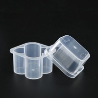 Boîte en plastique transparente de haute qualité de 10 ml, 1/2/10 pièces, petite boîte, flacon Cillin, flacon de stockage pour usage médical