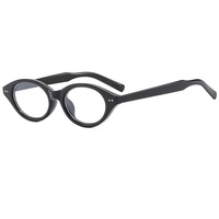 2025 Logo personnalisé Cat-Eye rétro mode Style femmes lunettes optiques Anti-lumière bleue et myopie montures de lunettes en gros
