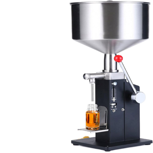 Máquina de Llenado Manual de Pistón Moonpack A-03E para Bebidas, Cosméticos, Aceite, Crema, Pasta, Yogur, Mermelada y Frutas en Botellas de Vidrio y Plástico de 5-50 ml - Product Image 1