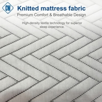Tissu de matelas jacquard double tricoté à motif personnalisé, 100 % polyester, imprimé, pour literie, directement de l'usine