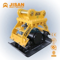 Compacteur à plaques vibrantes hydrauliques JISAN JSC08 pour excavatrice avec couple de charge élevé