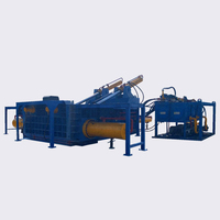 Presse à balles horizontale hydraulique automatique pour le recyclage des métaux ferreux, certifiée CE, haute productivité, moteur à économie d'énergie