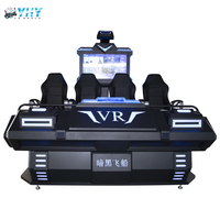 YHY Factory – Équipement de jeu VR 9D pour 4 joueurs, simulateur de montagnes russes de cinéma intérieur, à thème dessin animé et horreur, pour centres commerciaux et parcs sportifs