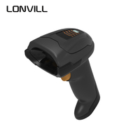 Escáner de Código de Barras Inalámbrico LONVILL con Batería de Larga Duración de 2600 mAh, Multiprotocolo Modbus TCP Ethernet para Almacenes Industriales
