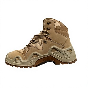 Botas de senderismo TSB07 de gamuza color camuflaje desierto, impermeables, para exteriores, para todas las estaciones, de caña alta, con mini bolsillo. - Product Image 6