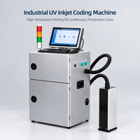 Machine de marquage à jet d'encre UV D7100, imprimante de codage industrielle à faible entretien pour l'impression multi-surfaces