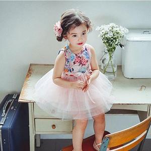 ชุดเดรสปาร์ตี้ลายเจ้าหญิงสำหรับเด็กผู้หญิงขายส่ง - Product Image 3