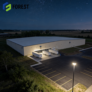 Instalación de Almacenamiento Industrial Resistente al Viento en EE. UU. con Panel EPS, Estructura de Acero Ignífuga de Quebec, Taller con Vigas en I, Multi-pisos, Francia - Product Image 1