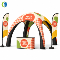 Tente de fête gonflable avec logo personnalisé imprimé, gazebo imperméable, chapiteau pour la promotion de festivals, les événements sportifs et les stands de salons professionnels