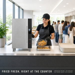 쇼핑몰 사용 7.5 리터 스테인레스 스틸 상업용 실내 무연 전기 튀김 향수 정화 기능 - Product Image 1