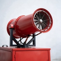 Canon à brouillard puissant de 40 m avec performance de pulvérisation stable pour la suppression de la poussière sur les chantiers de construction