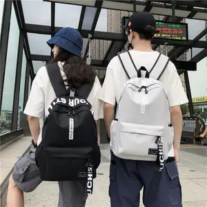 Hot Sale Middle and High School Students Schoolbags Girls Boys School Bags Candy Color Backpack