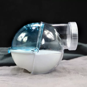 Mignon Hamster gerbille petit Pet Cage Tube salle de bains externe bain <span class=keywords><strong>bac</strong></span> à <span class=keywords><strong>sable</strong></span> en plastique chambre maison Animal jouet peut être externe acrylique - Product Image 2